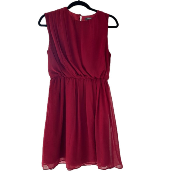 EUC | Theme | Size: Medium | Wine Colored Cocktail Dress - Picture 5 of 5